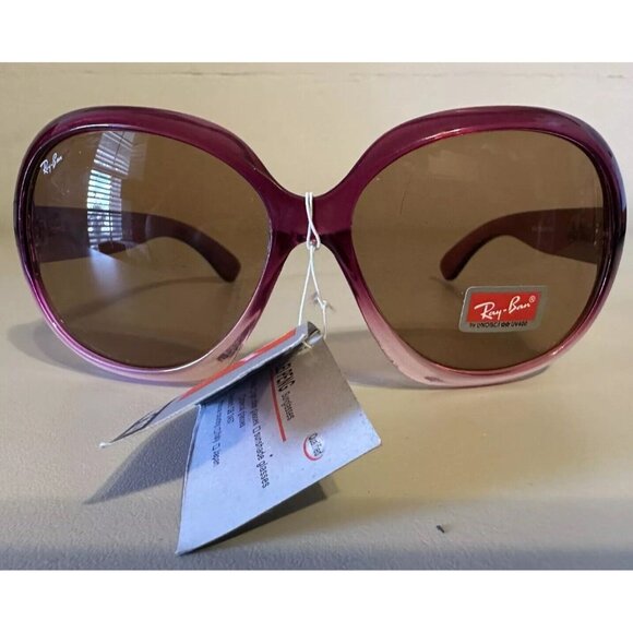 Ray Ban Woman’s Sunglasses Violet/Purple Lei Peng Made In Italy New Vacation Sum - Picture 1 of 8